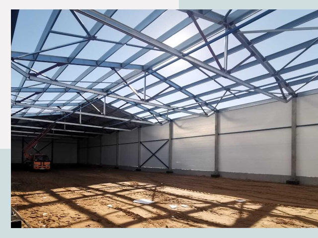 Строительство сенохранилищ в Ртищеве