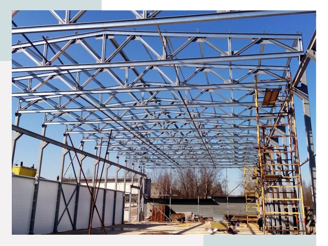 Строительство цехов в Ртищево от 613 руб. под ключ