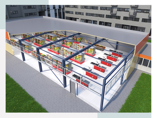 Строительство магазинов в Ртищево от 613 руб. за м²