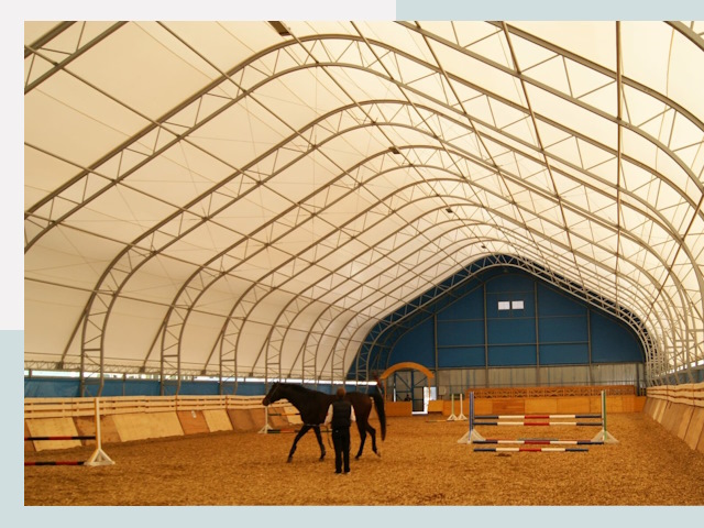 Строительство конных манежей в Ртищеве