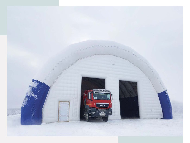 Мобильные ангары в Ртищеве