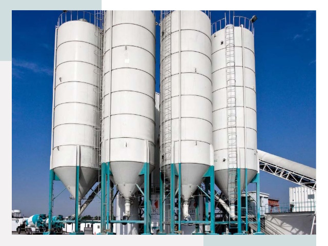 Строительство цементных силосов в Ртищеве