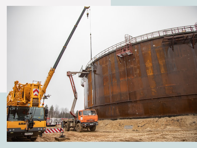 Монтаж резервуаров в Ртищеве от 613 руб. за м³