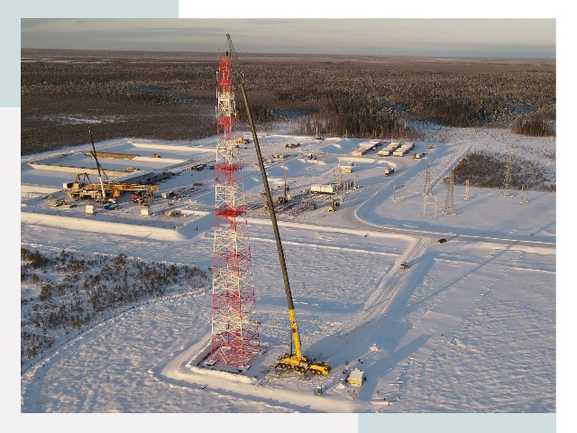 Мачты связи в Ртищеве