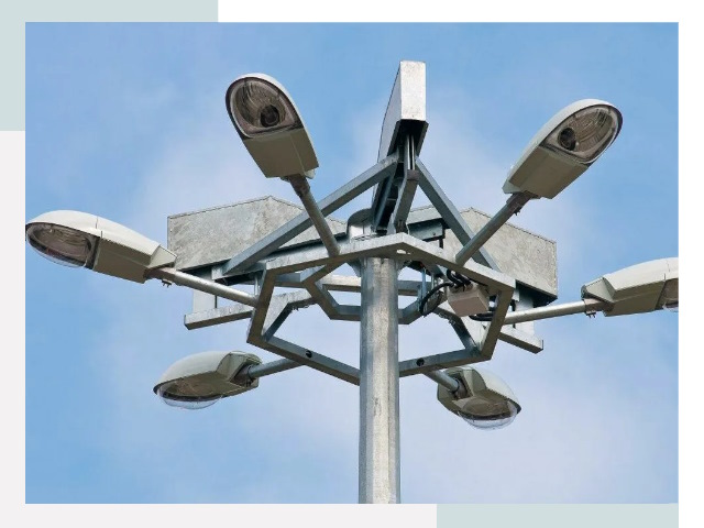 Монтаж осветительных мачт в Ртищеве