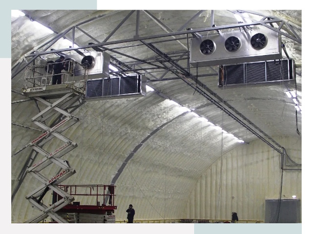 Оснащение ангаров в Ртищеве
