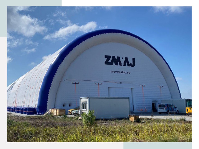 Брендирование ангаров в Ртищеве