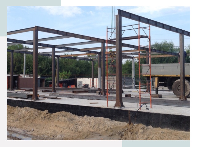 Фундамент для ангаров в Ртищеве