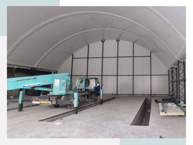 Внутреннее оснащение ангаров в Ртищеве