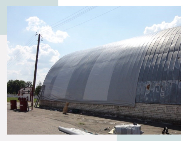 Ремонт ангаров в Ртищеве