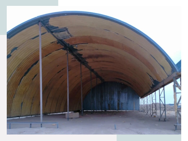 Реконструкция ангаров в Ртищеве